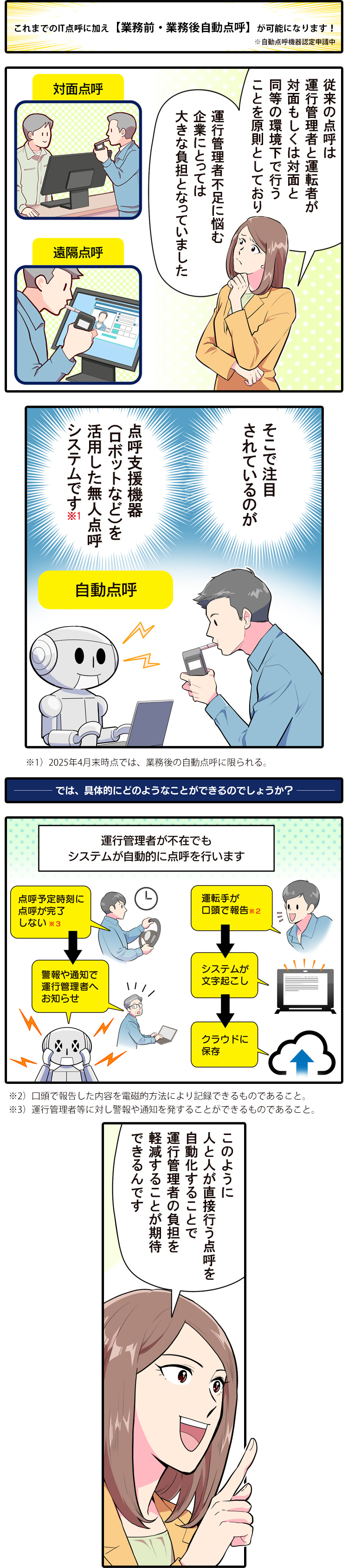 IT点呼キーパー・業務後自動点呼編1ページ目