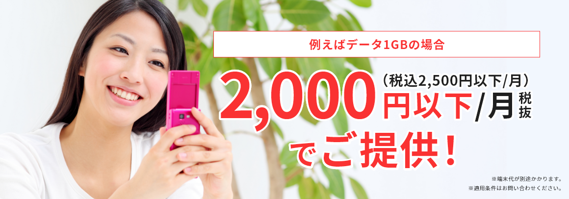 法人携帯でスマホをお得にご利用いただけます!